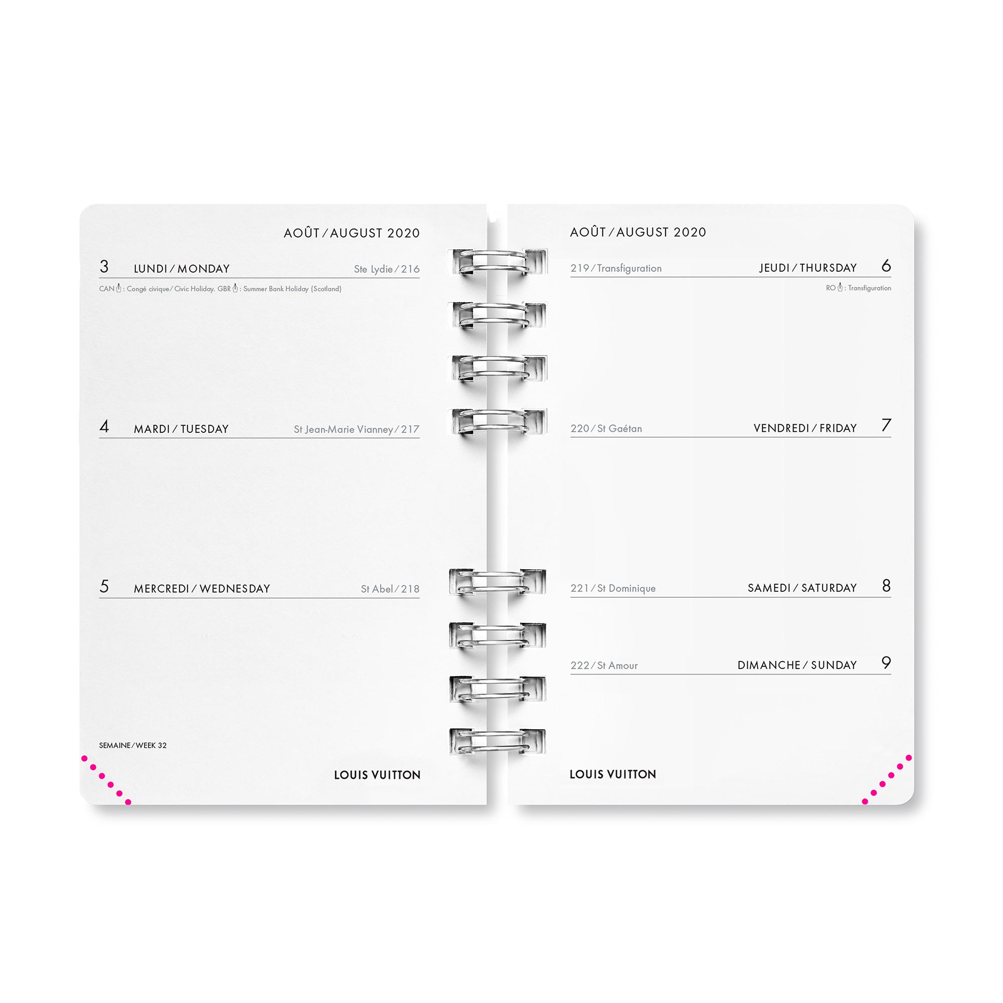 Louis Vuitton Large Agenda Refill 2022 Toyota